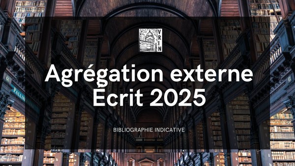 Agrégation externe 2025 ECRIT - Bibliographie indicative