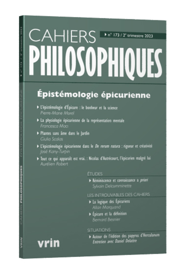 Épistémologie épicurienne