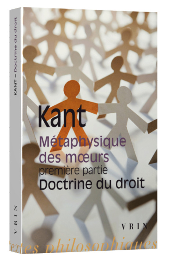 Métaphysique des mœurs Première partie Doctrine du droit