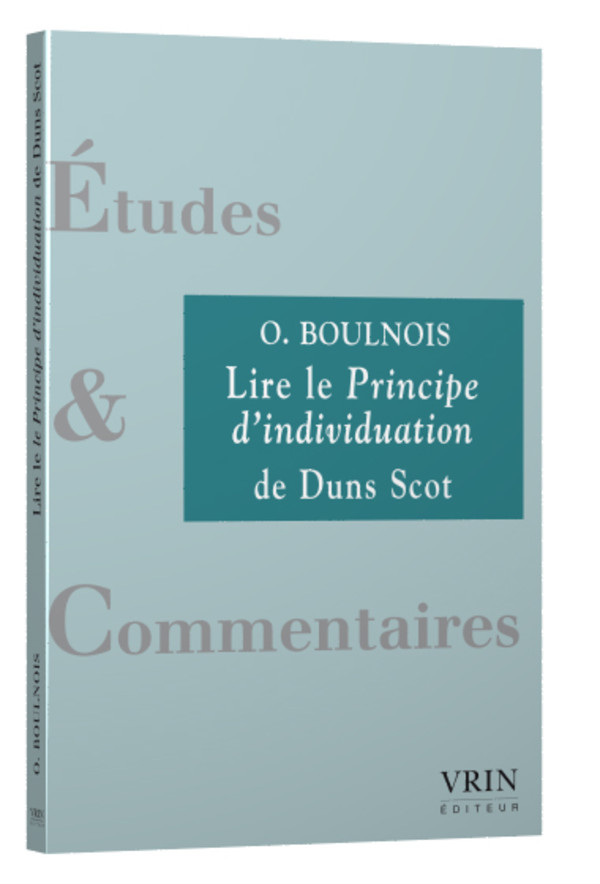 Lire le Principe d’individuation de Duns Scot