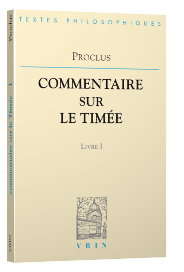 Commentaires sur le Timée Livre 1