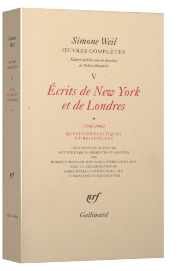 Œuvres complètes, tome 5, volume 1