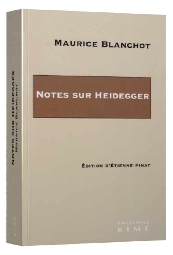 Notes sur Heidegger