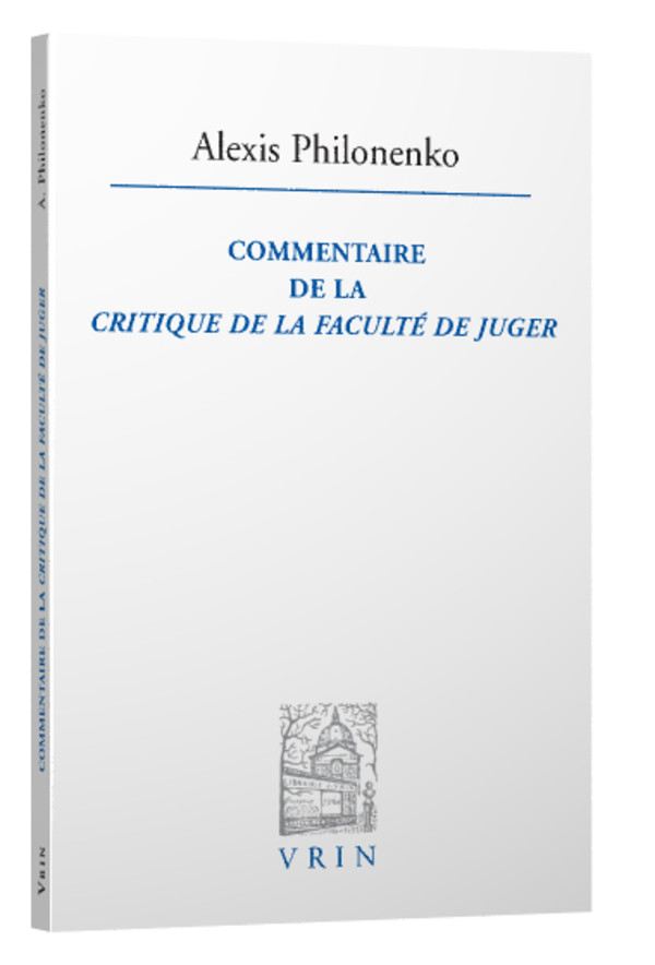 Commentaire de la Critique de la faculté de juger