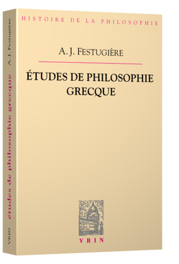 Études de philosophie grecque