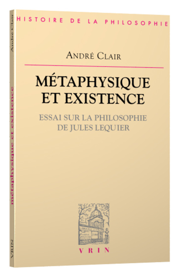 Métaphysique et existence