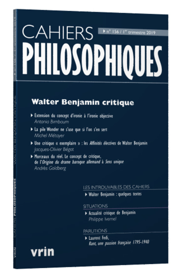 Walter Benjamin critique