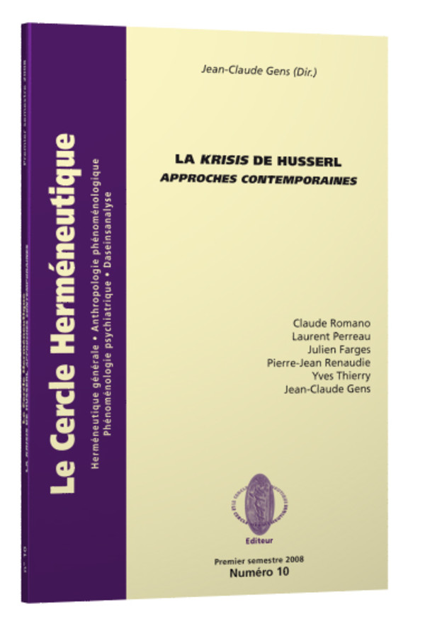 La Krisis de Husserl 