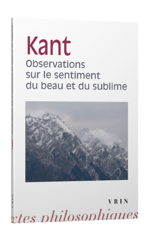 Observations sur le sentiment du beau et du sublime