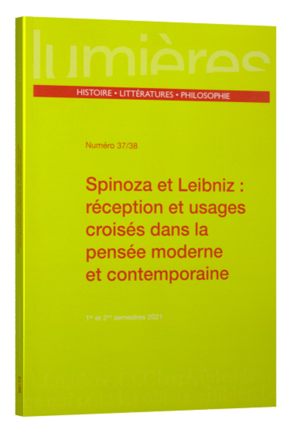 Spinoza et Leibniz: réception et usages croisés dans la pensée moderne et contemporaine