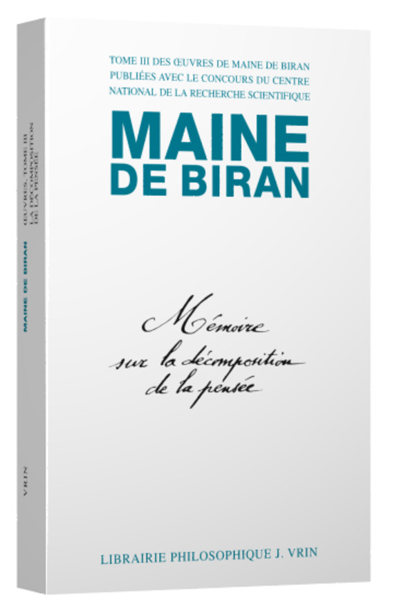 Mémoire sur la décomposition de la pensée Mémoire sur les rapports de l’idéologie et des mathématiques