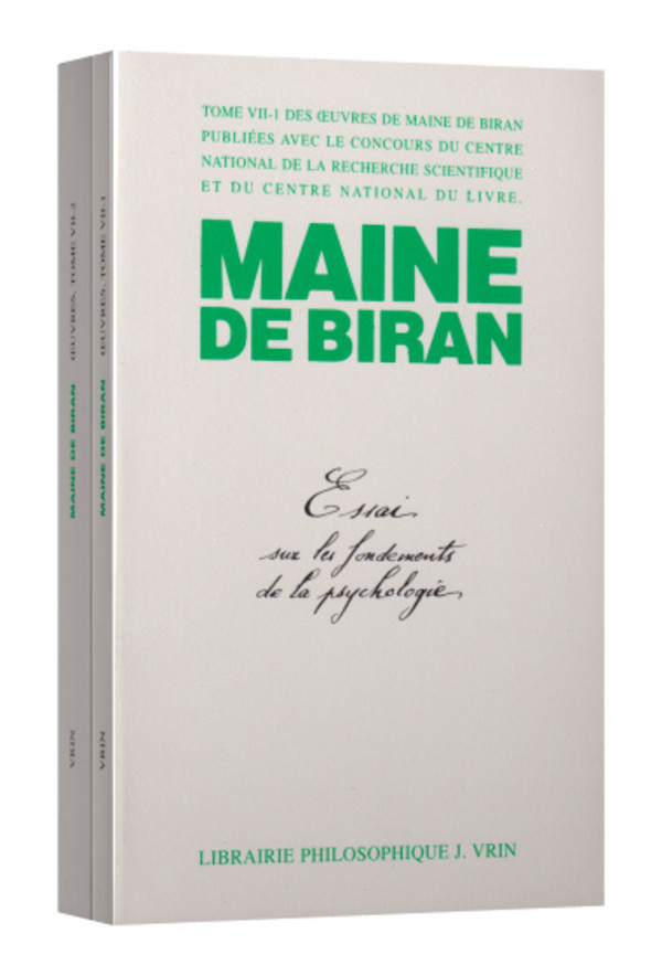 Essai sur les fondements de la psychologie