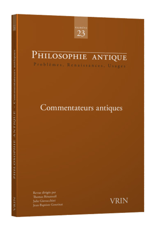 Commentateurs antiques