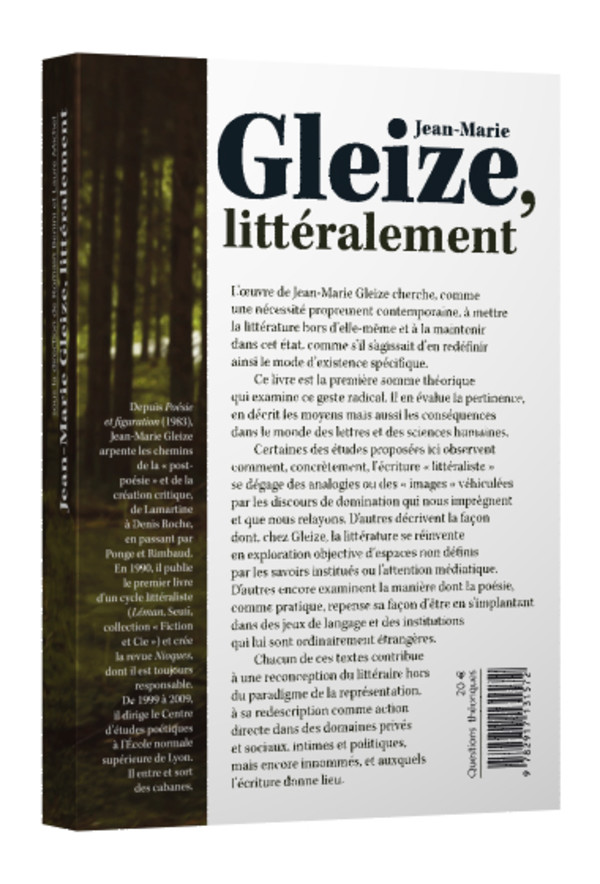 Jean-Marie Gleize, littéralement