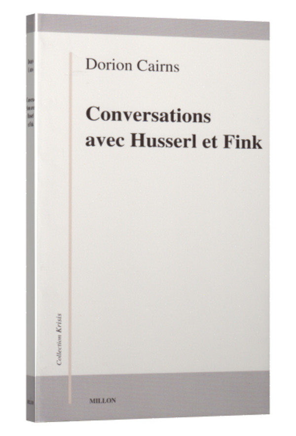 Conversations avec Husserl et Fink