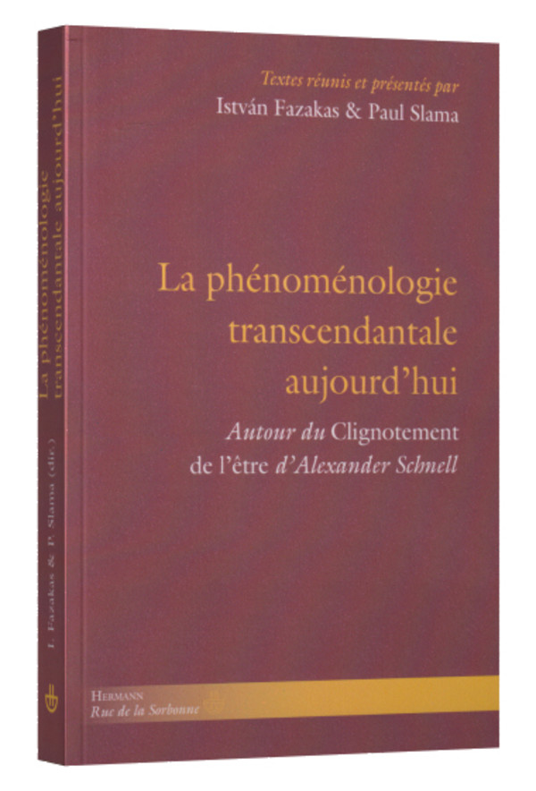 La phénoménologie transcendentale aujourd’hui