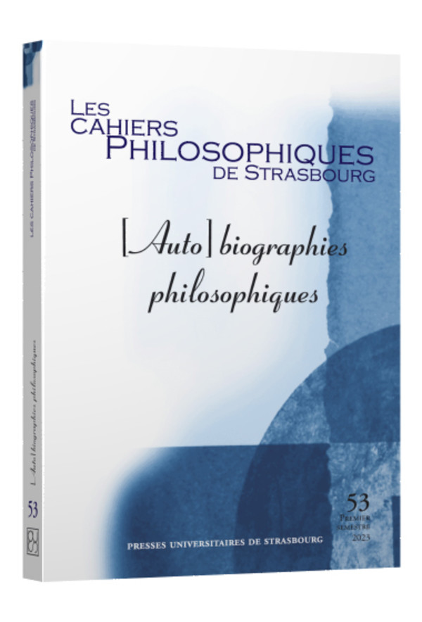 [Auto]biographies philosophiques