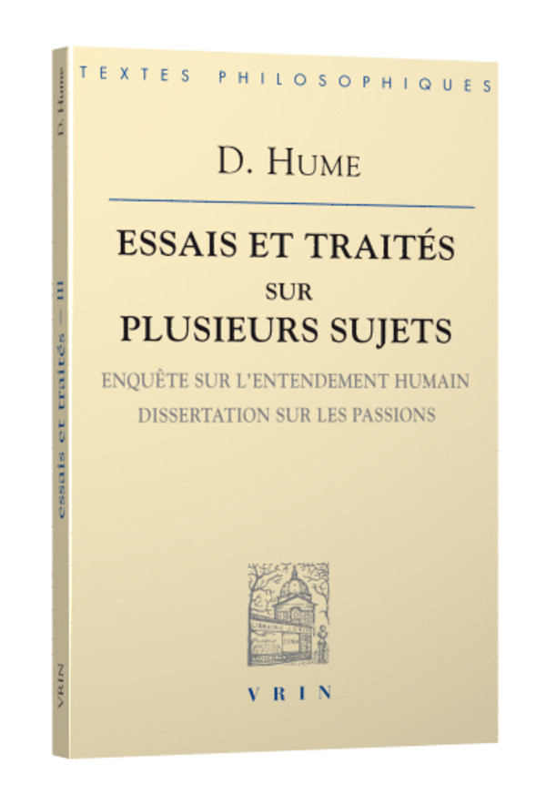 Essais et Traités sur plusieurs sujets IV