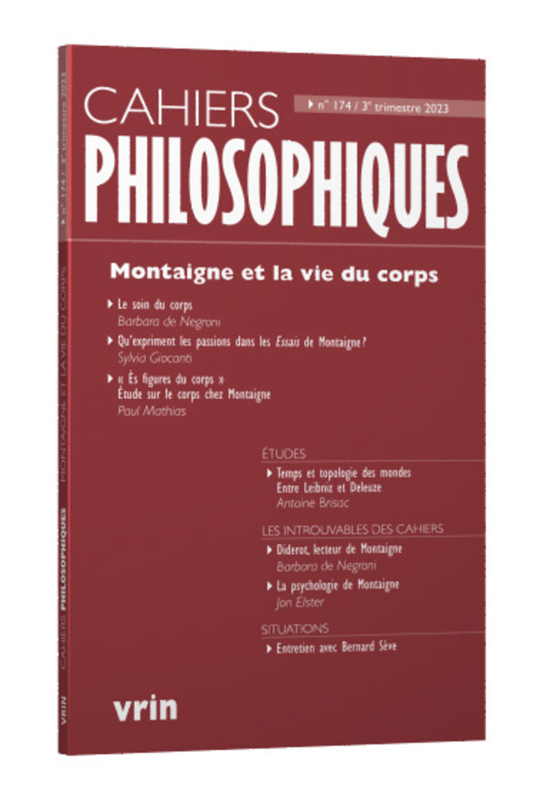 Montaigne et la vie du corps