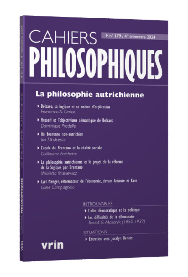 La philosophie autrichienne