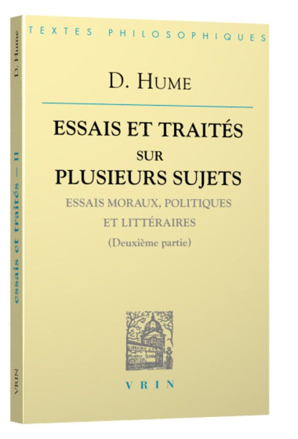 Essais et traités sur plusieurs sujets II