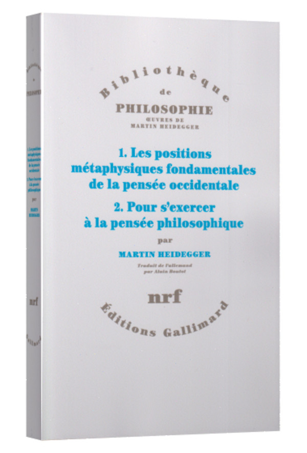 1. Les positions métaphysiques fondamentales de la pensée occidentale. 2. Pour s’exercer à la pensée philosophique