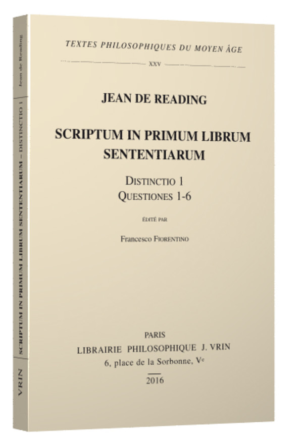 Scriptum in primum librum Sententiarum