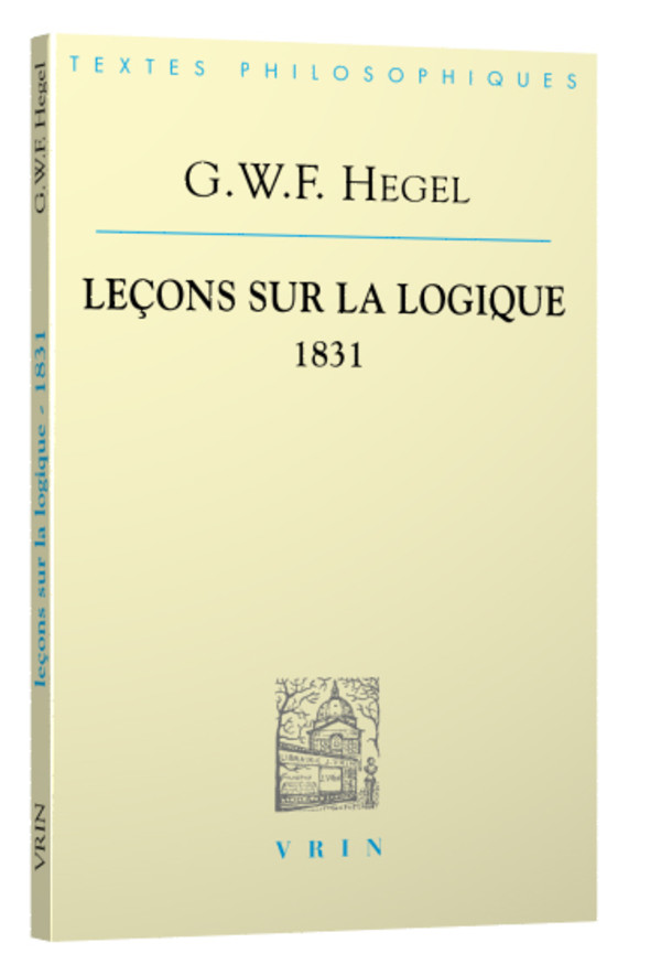 Leçons sur la logique 1831