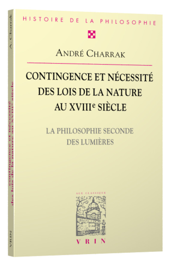 Contingence et nécessité des lois de la Nature au XVIIIe siècle