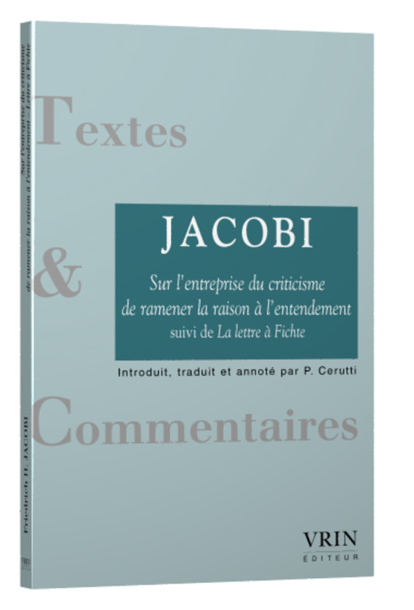 Sur l’entreprise du criticisme de ramener la raison à l’entendement