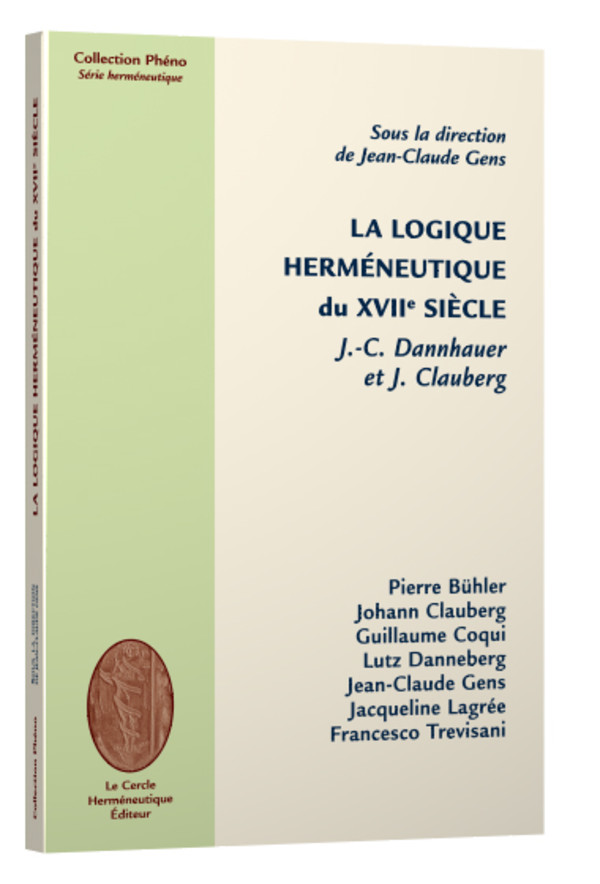 La logique herméneutique du XVIIe siècle