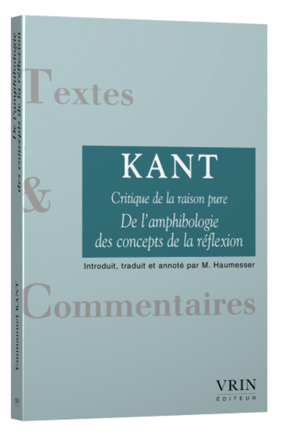 De l’amphibologie des concepts de la réflexion (Critique de la raison pure)