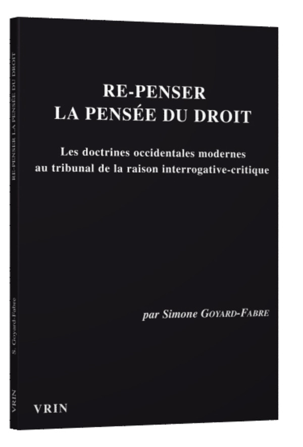 Re-penser la pensée du droit