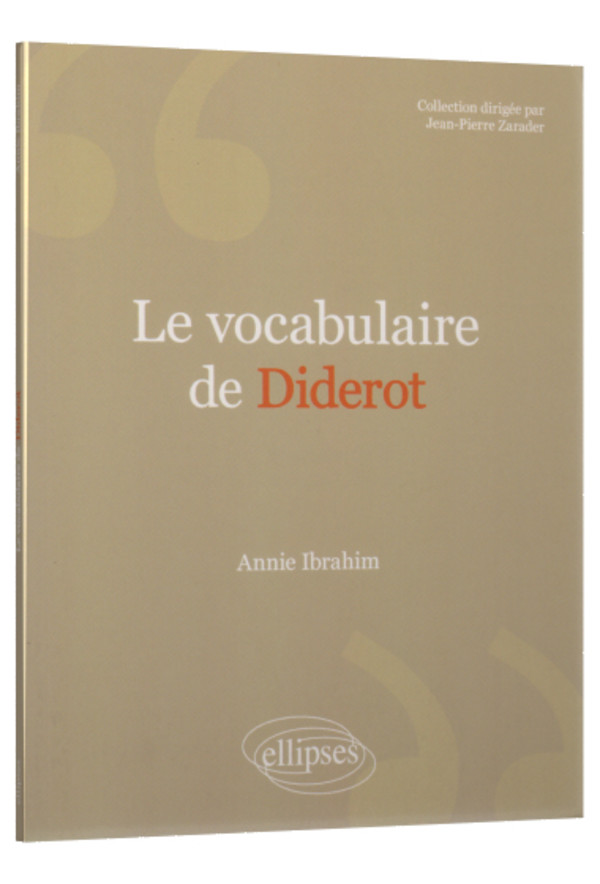 Le vocabulaire de Diderot