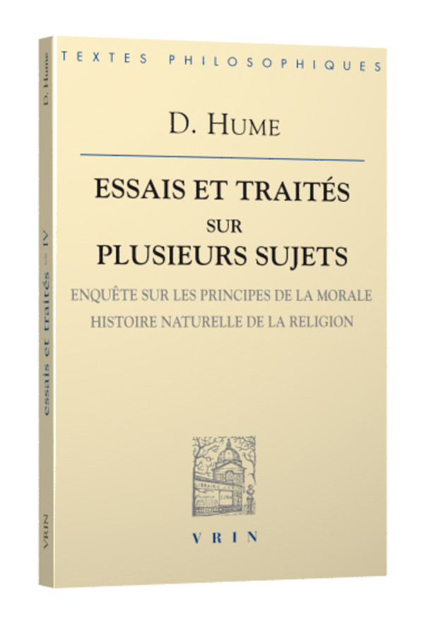 Essais et Traités sur plusieurs sujets IV