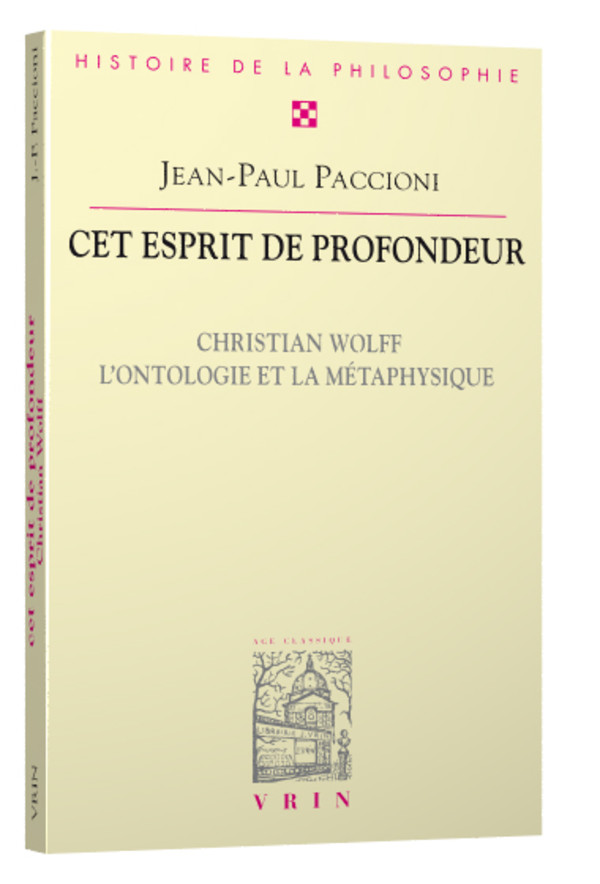 Cet esprit de profondeur