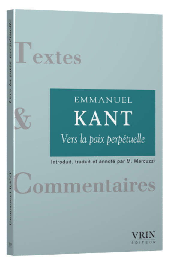 Vers la paix perpétuelle Un projet philosophique