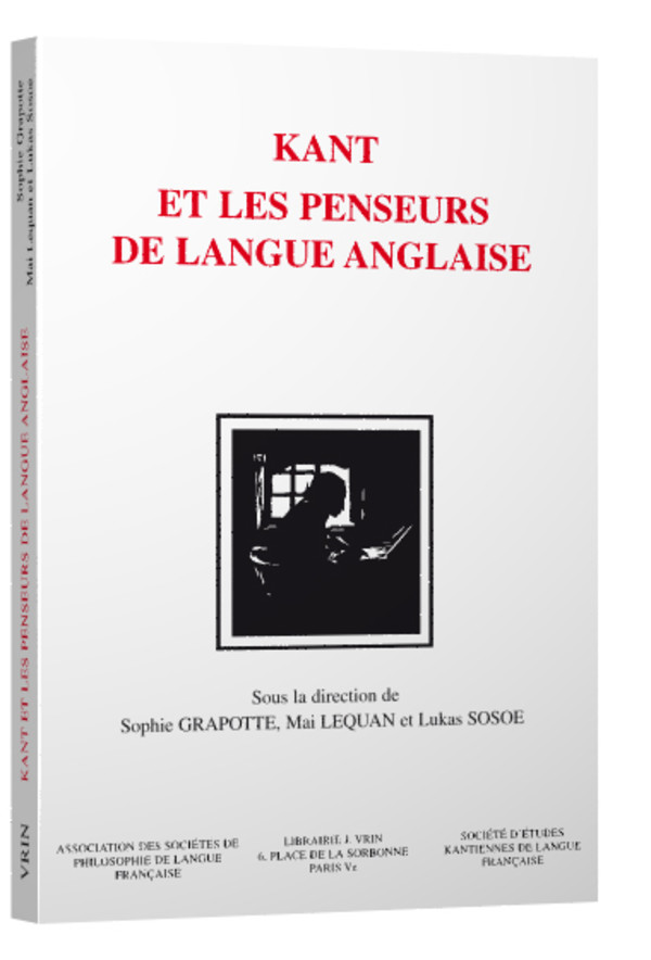 Kant et les penseurs de langue anglaise