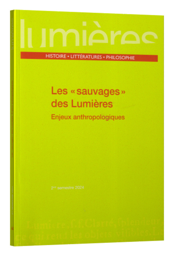 Les «  sauvages  » des Lumières